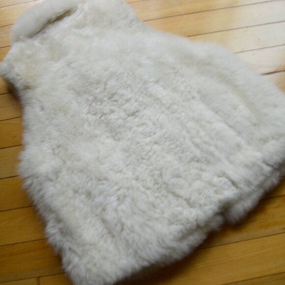 PLUSH Ueilam Vintage Alpaca Fur Vest Size L - Picture 14 of 16